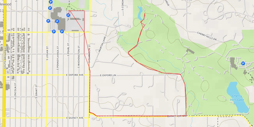 Map of the trail for 