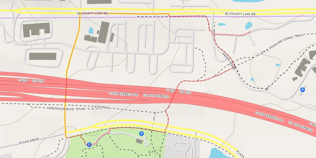 Map of the trail for Channel Drive - Channel Drive