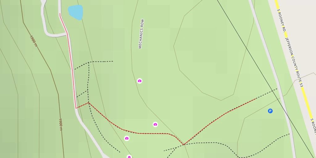 Map of the trail for Tunnel - Lakewood