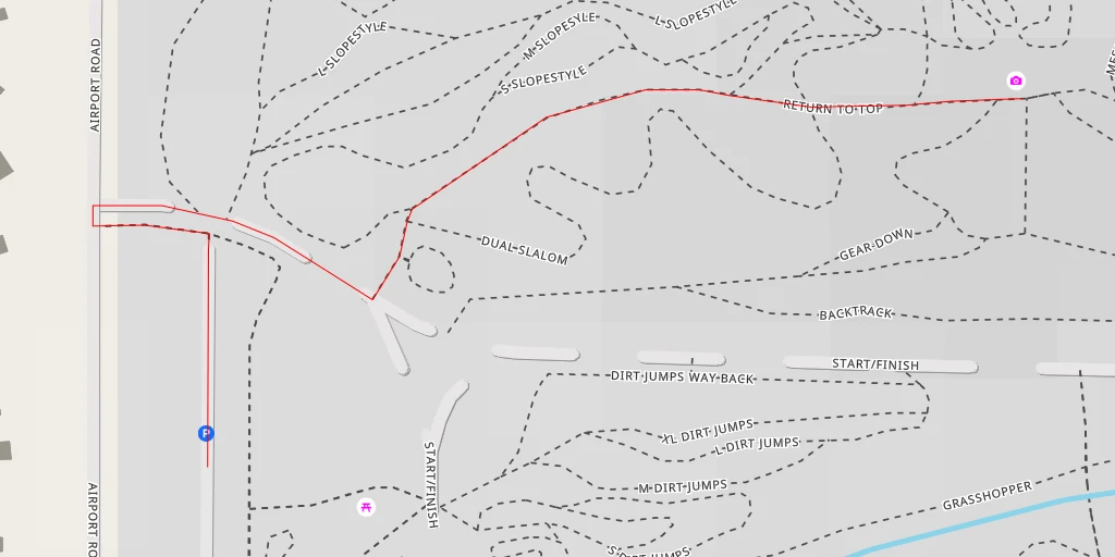 Map of the trail for AI - Spectator Plaza