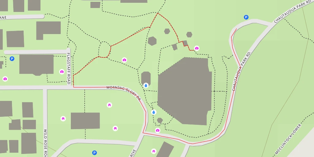 Map of the trail for AI - Tour Stop 20