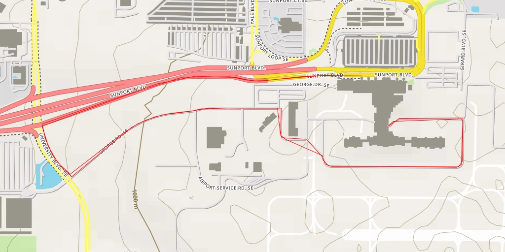 Map of the trail for AI - Rio Grande Brew Pub & Grill