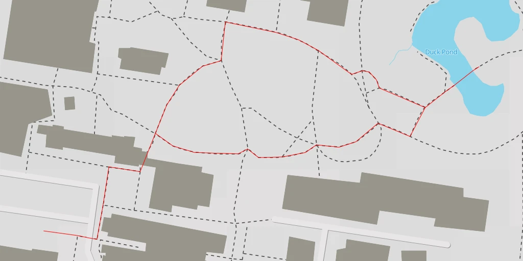 Carte de l'itinéraire :  Duck Pond