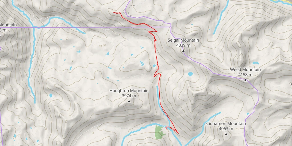 Map of the trail for AI - Oh Point