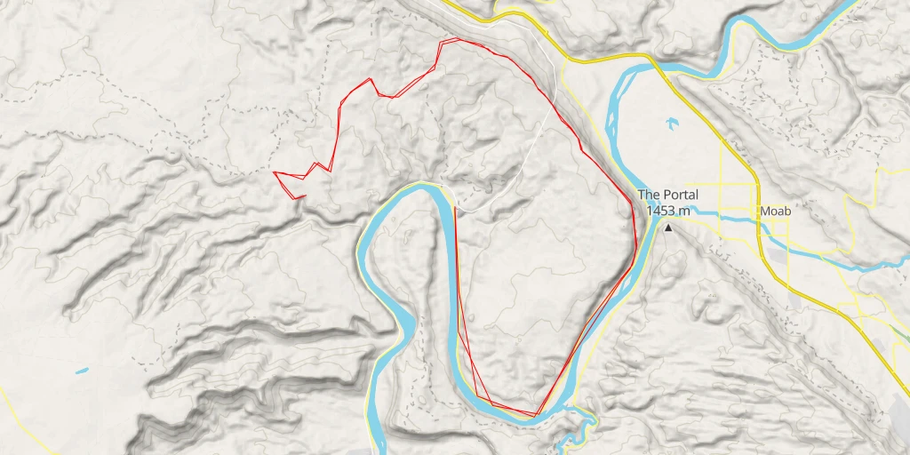 Carte de l'itinéraire :  Surprise Overlook