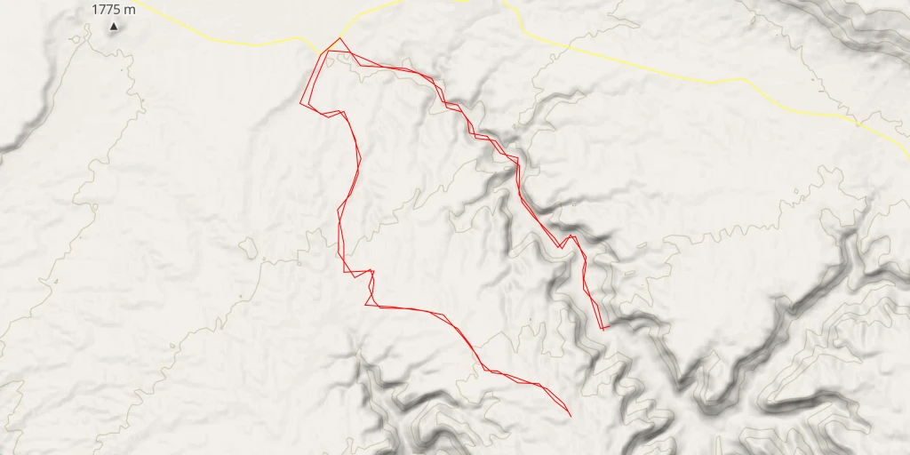 Map of the trail for Lower Wedge Road - Lower Wedge Road