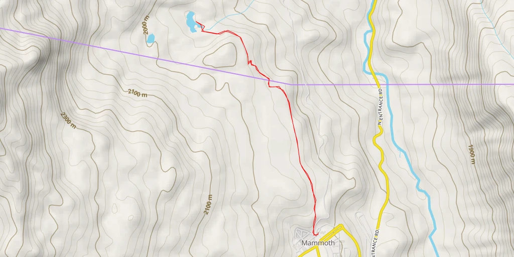 Map of the trail for Beaver Ponds Trail - Beaver Ponds Trail