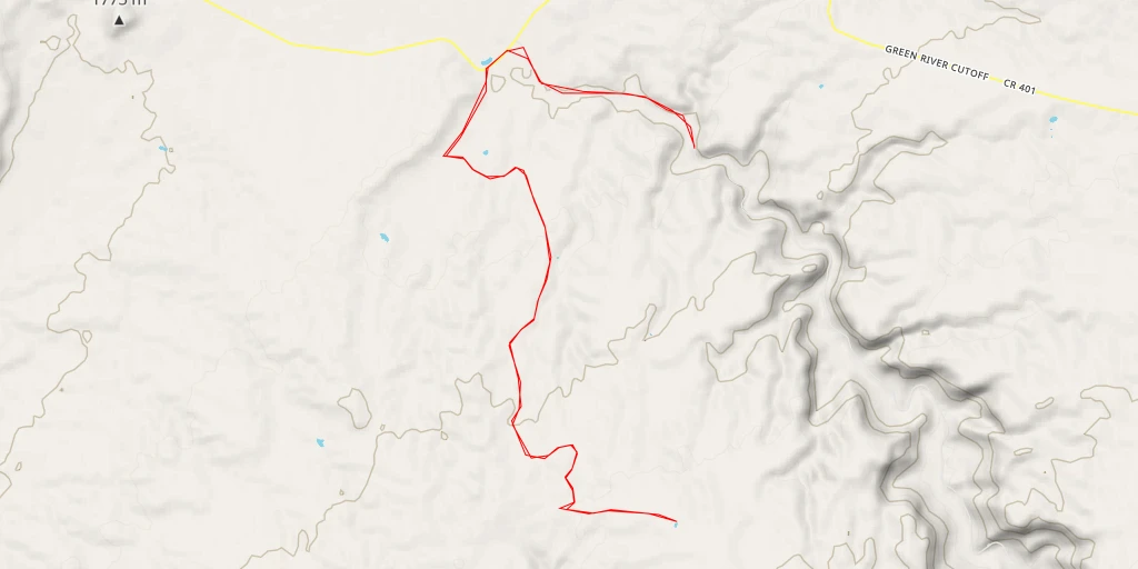 Map of the trail for Wedge Pond No 3