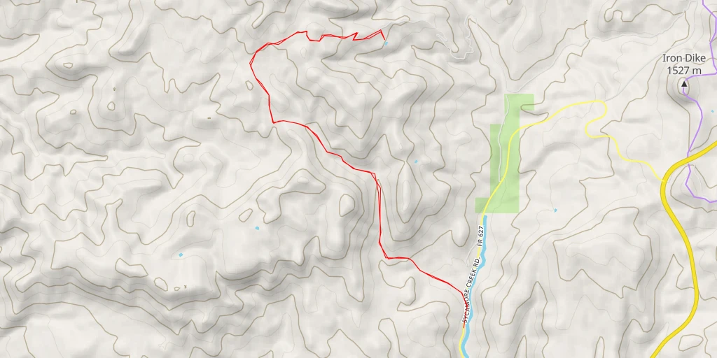 Map of the trail for [FR 25] **4WD** - [FR 25] **4WD**