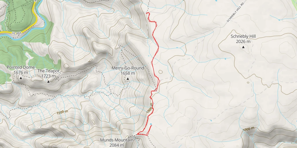 Map of the trail for Committee Tank