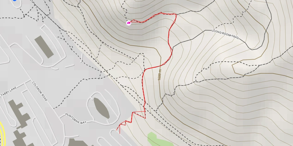 Map of the trail for AI - Bonneville Shoreline Trail - Red Butte Section - Salt Lake City