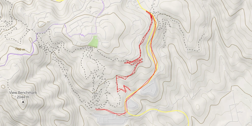 Map of the trail for Access Trail - Access Trail