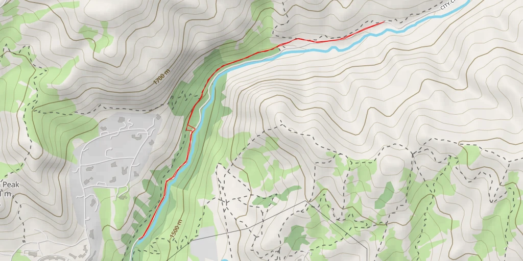 Carte de l'itinéraire :  Pleasant Valley Reservoir