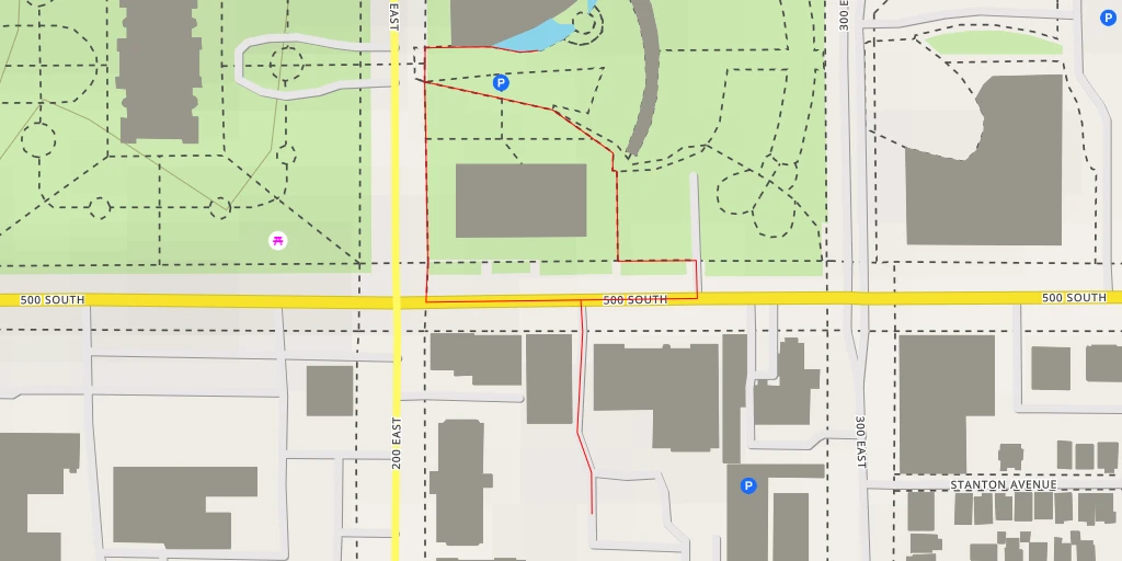 Map of the trail for Salt Lake City