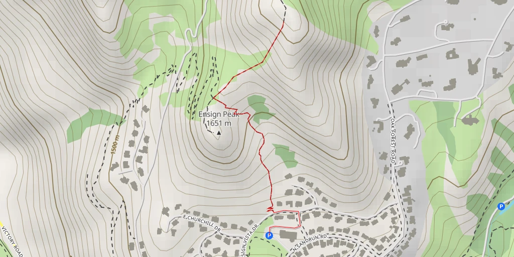 Map of the trail for AI - Salt Lake City