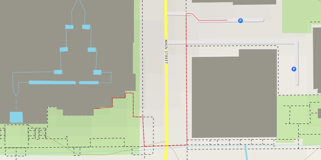 Map of the trail for LDS Conference Center - North Temple - Salt Lake City