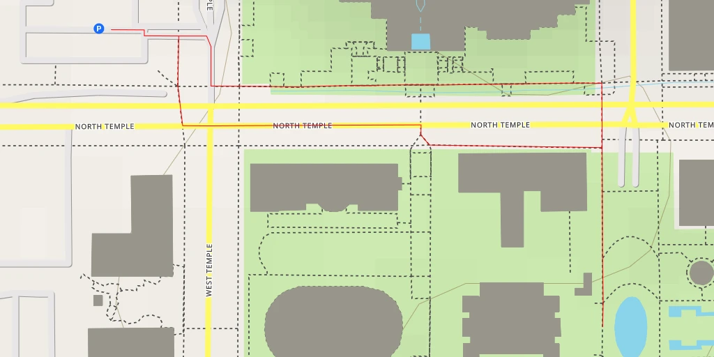 Map of the trail for Salt Lake City