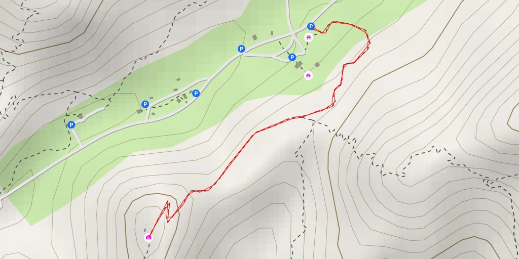 Map of the trail for AI - East Piestewa Peak Drive - Phoenix