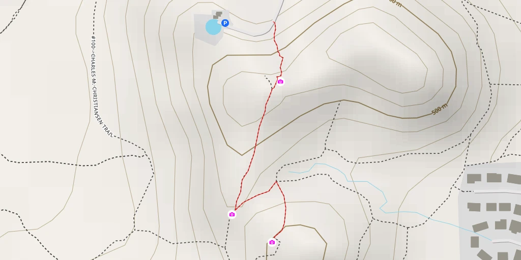 Map of the trail for AI - Trail 100B