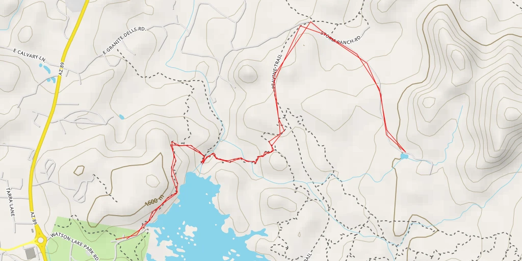 Map of the trail for 