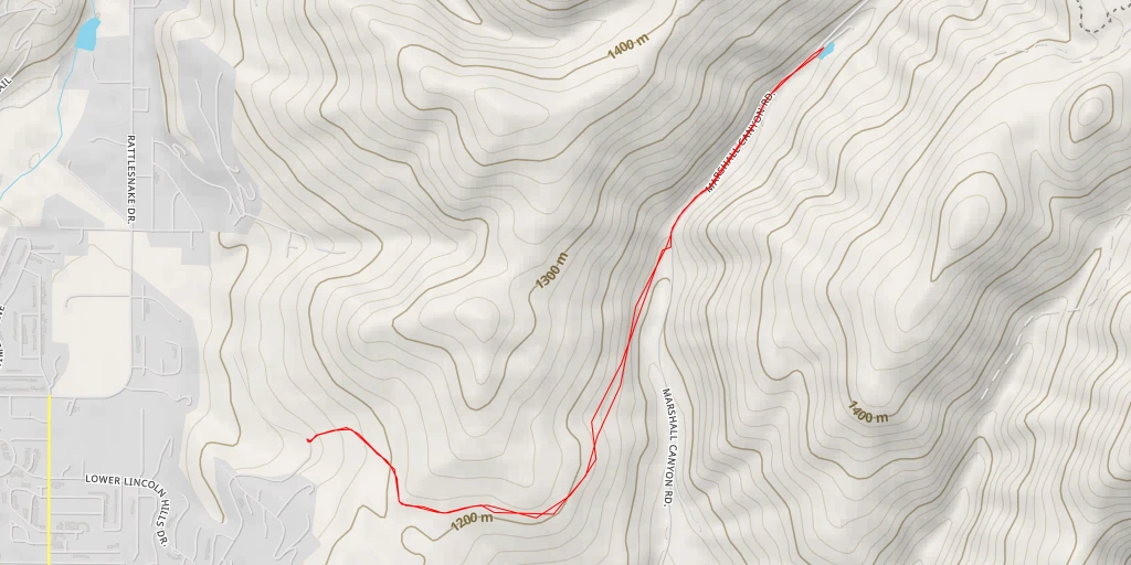 Map of the trail for Moys Drive - Moys Drive