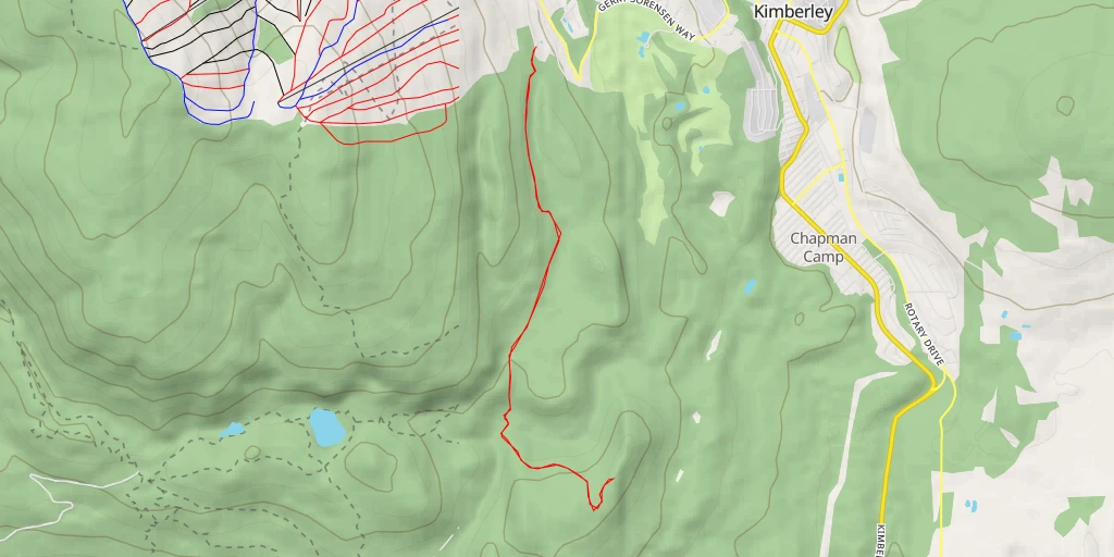 Map of the trail for SW Passage - SW Passage - Kimberley