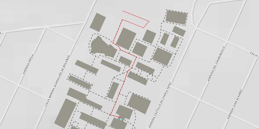 Carte de l'itinéraire :  Calzada del Tecnológico - Tijuana