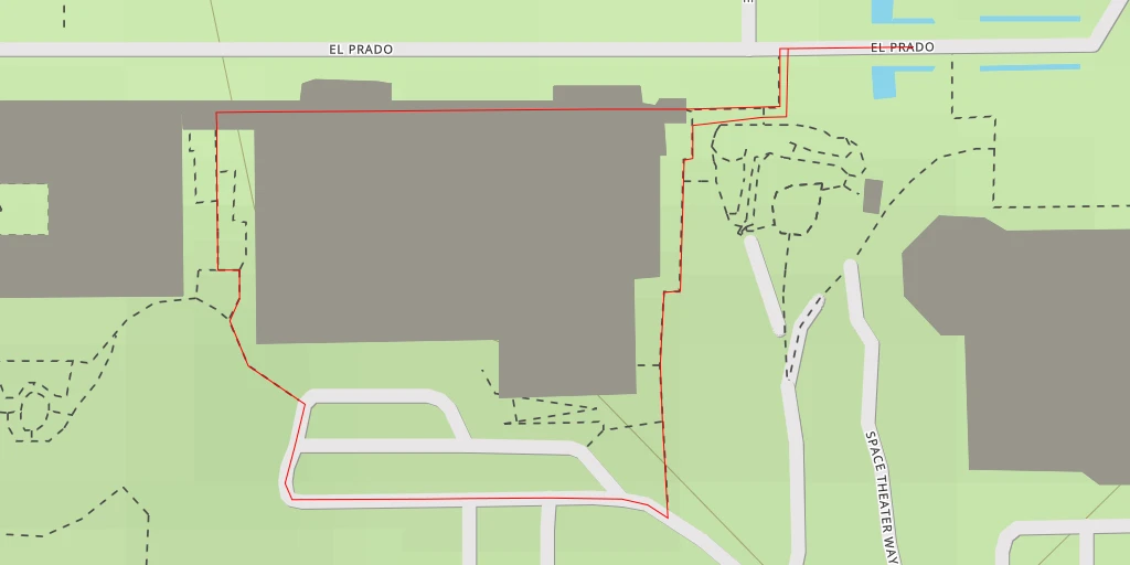 Map of the trail for Plaza de Balboa - Plaza de Balboa - San Diego