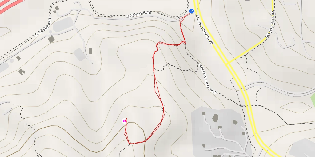 Map of the trail for Anton Knechtel - San Diego