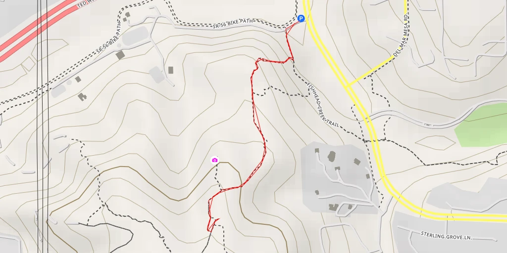 Map of the trail for Anton Knechtel - San Diego