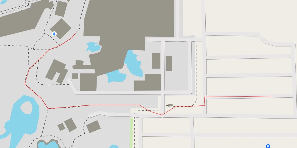 Map of the trail for Walrus Exhibit