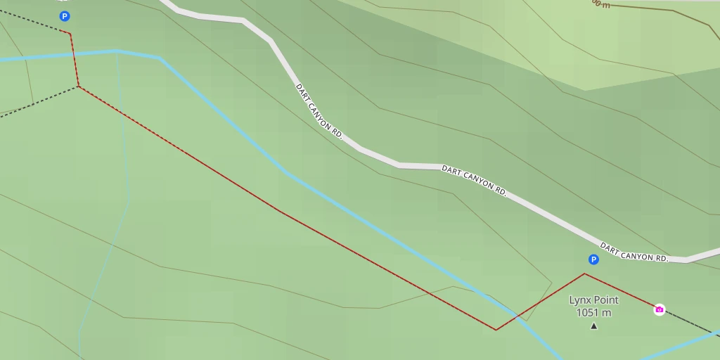 Carte de l'itinéraire :  Lynx Point