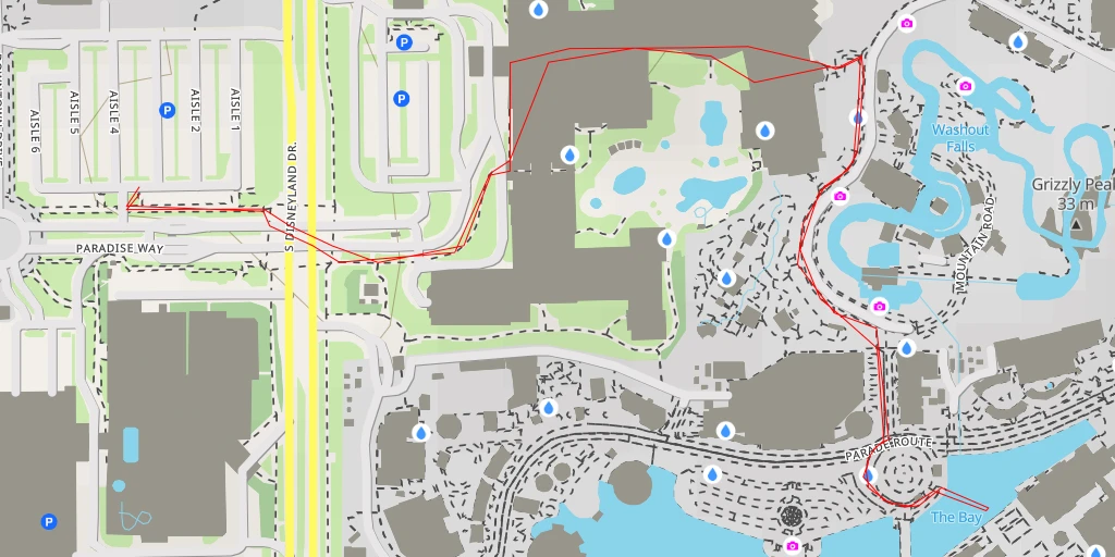 Map of the trail for The Bay