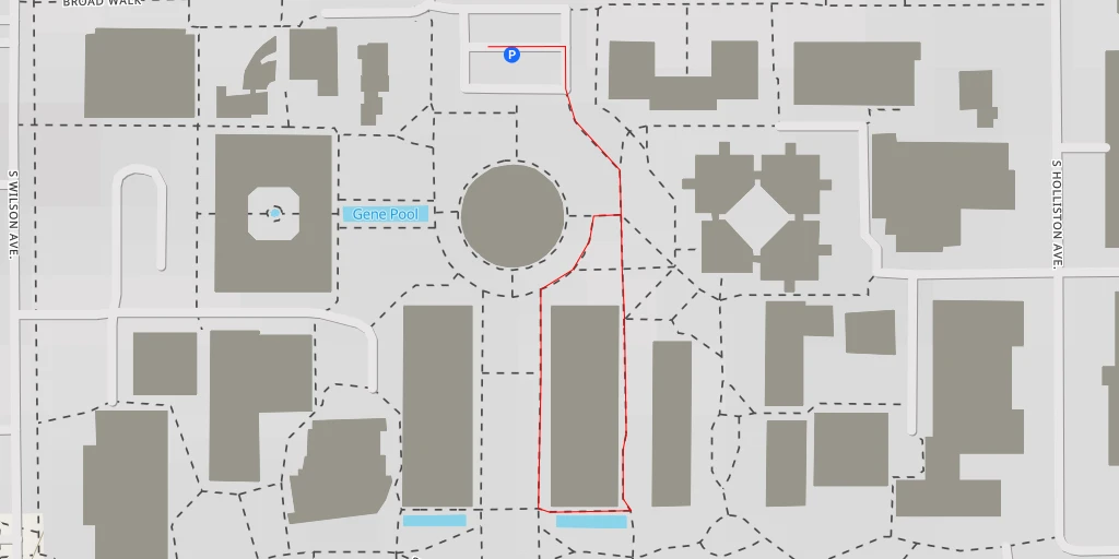 Carte de l'itinéraire :  San Pasqual Walk - Pasadena