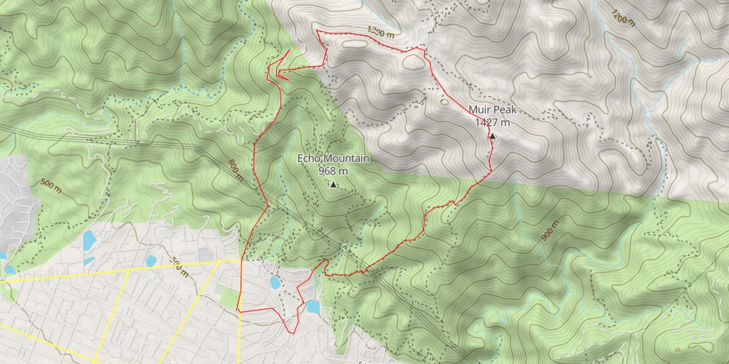 Carte de l'itinéraire :  Inspiration Point