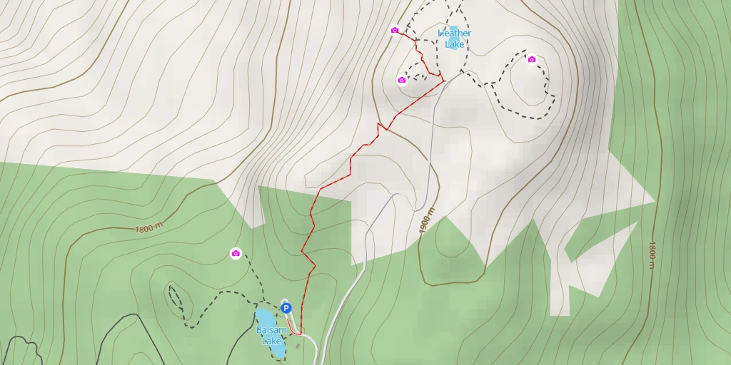 Carte de l'itinéraire :  North Parapet