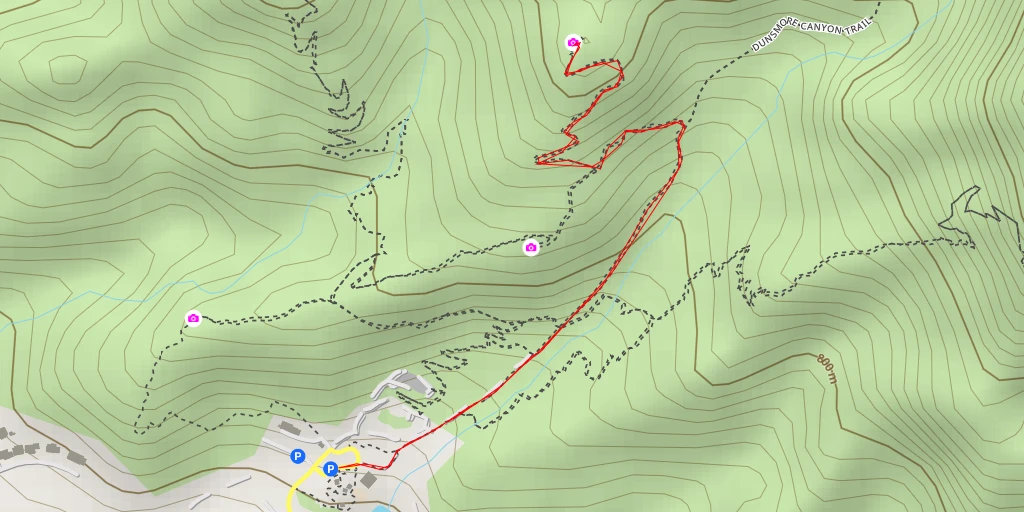 Carte de l'itinéraire :  Coyote's Trail - Glendale