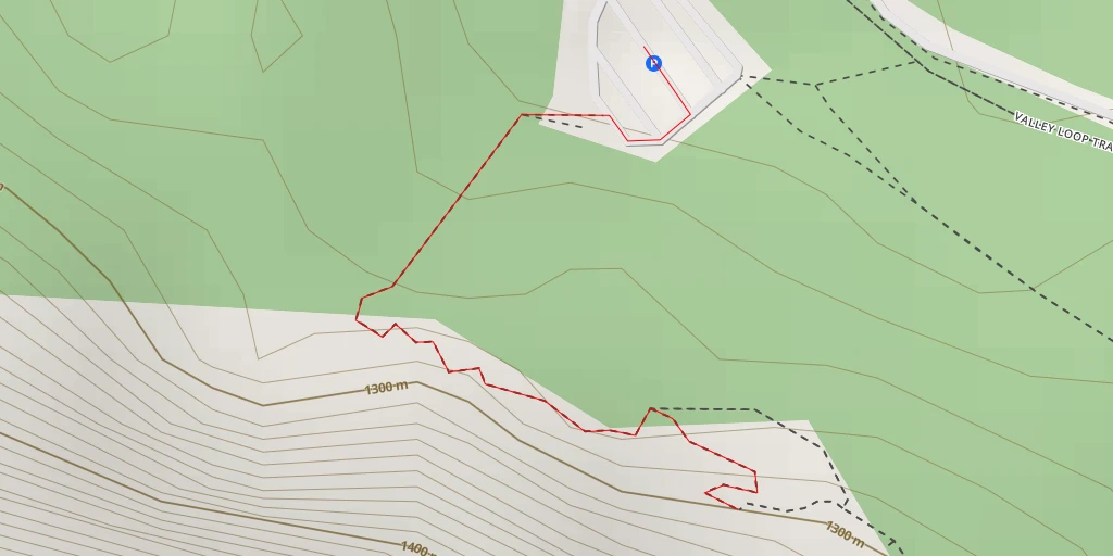 Map of the trail for Monday Morning Slab