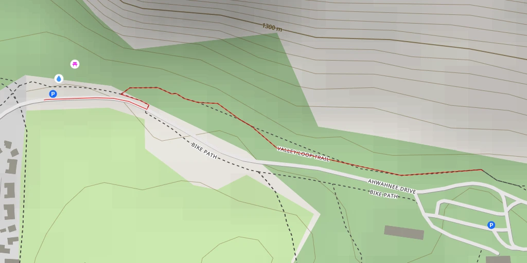 Map of the trail for Soto Slab