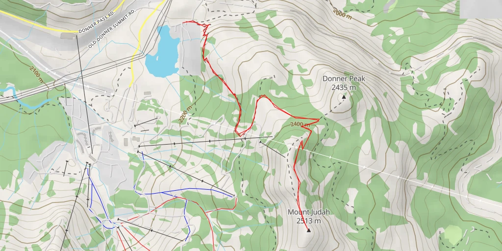 Carte de l'itinéraire :  Mount Judah