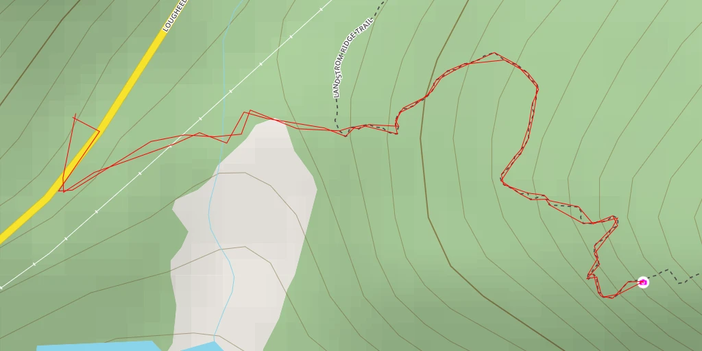 Carte de l'itinéraire :  Landstrom Ridge Trail