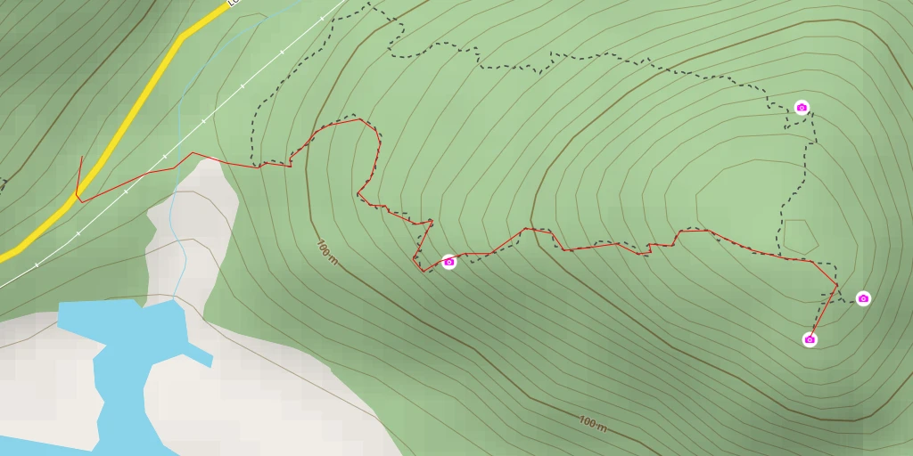 Carte de l'itinéraire :  Landstrom Ridge Trail