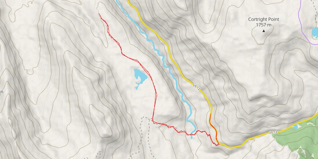 Map of the trail for US 12