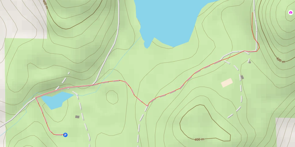 Map of the trail for AI - Highrocks Lookout