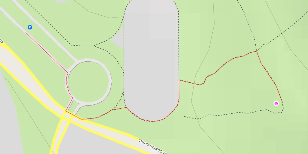 Map of the trail for AI - Chilpancingo Parkway - Martinez