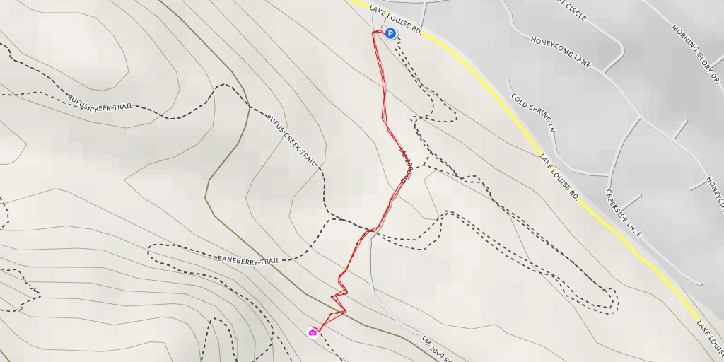 Map of the trail for AI - Waterfall Trail - Sudden Valley