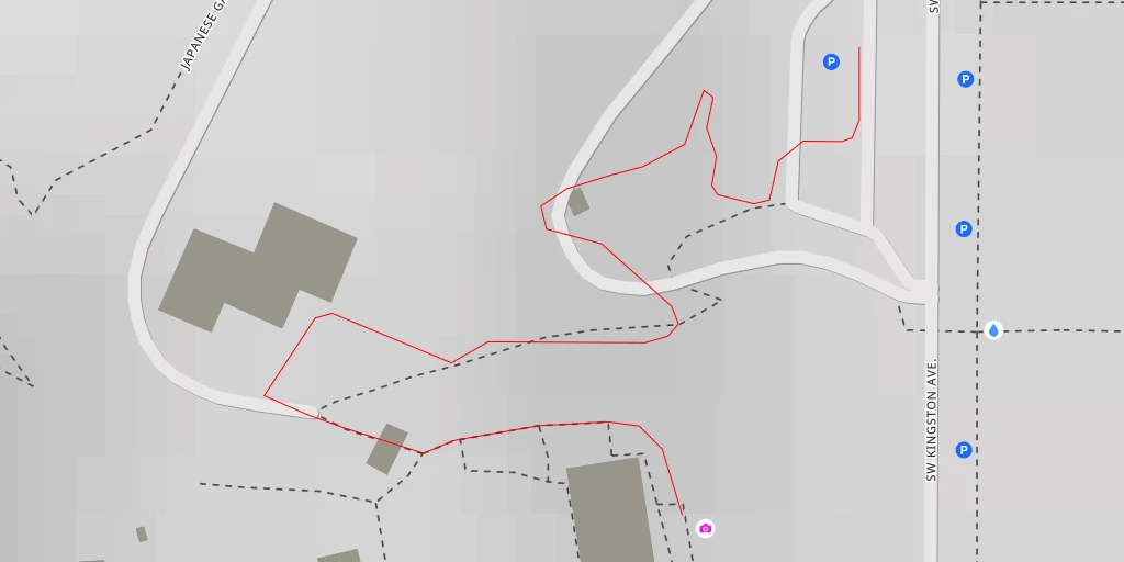 Map of the trail for AI - Sand and Stone Garden