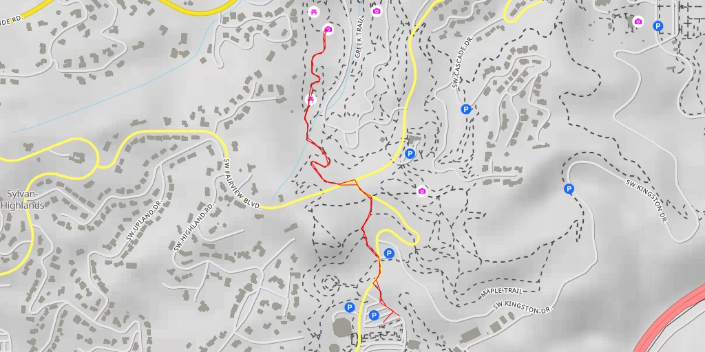 Map of the trail for Bristlecone Pine Trail - Bristlecone Pine Trail - Portland