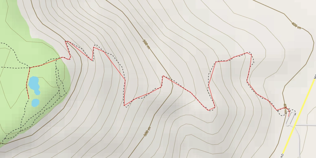 Map of the trail for Upper Table Rock Trail - Upper Table Rock Trail