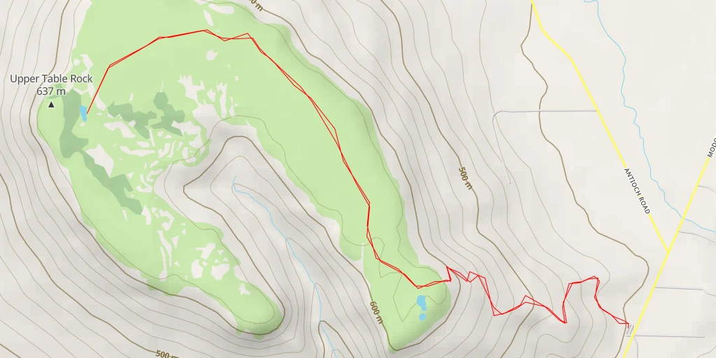 Map of the trail for Pumice Lane - Pumice Lane